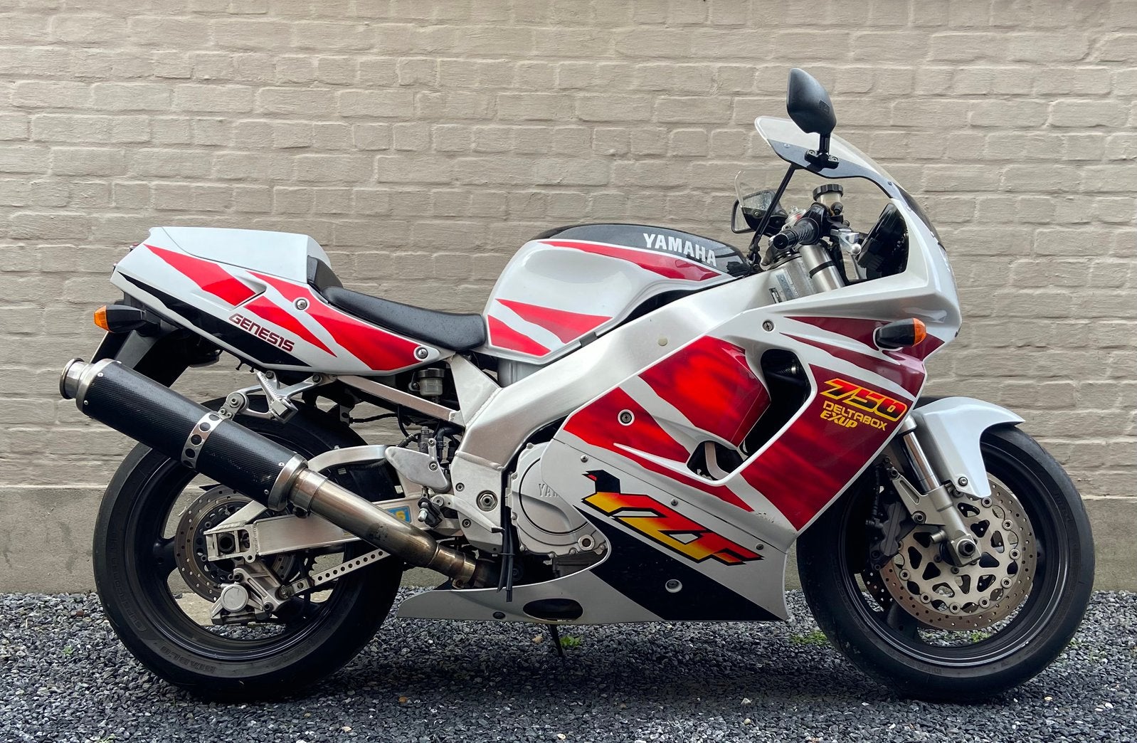 Yamaha yzf 750, 750 cc, Sportuitlaat, Occasion, 4 cilinders