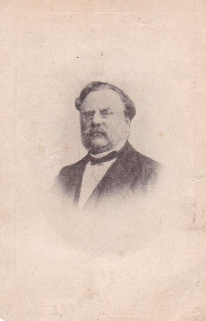 Burgemeester Tibbaut Adolf  Wetteren  1824 +Calcken 1895, Verzenden, Bidprentje