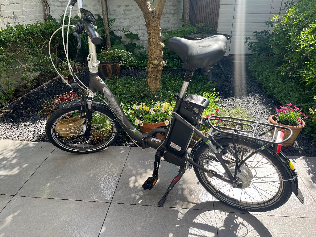 Elektrische vouwfiets "Swyff", Fietsen en Brommers, Fietsen | Vouwfietsen, Velgrem, Versnellingen, Zo goed als nieuw, Ophalen