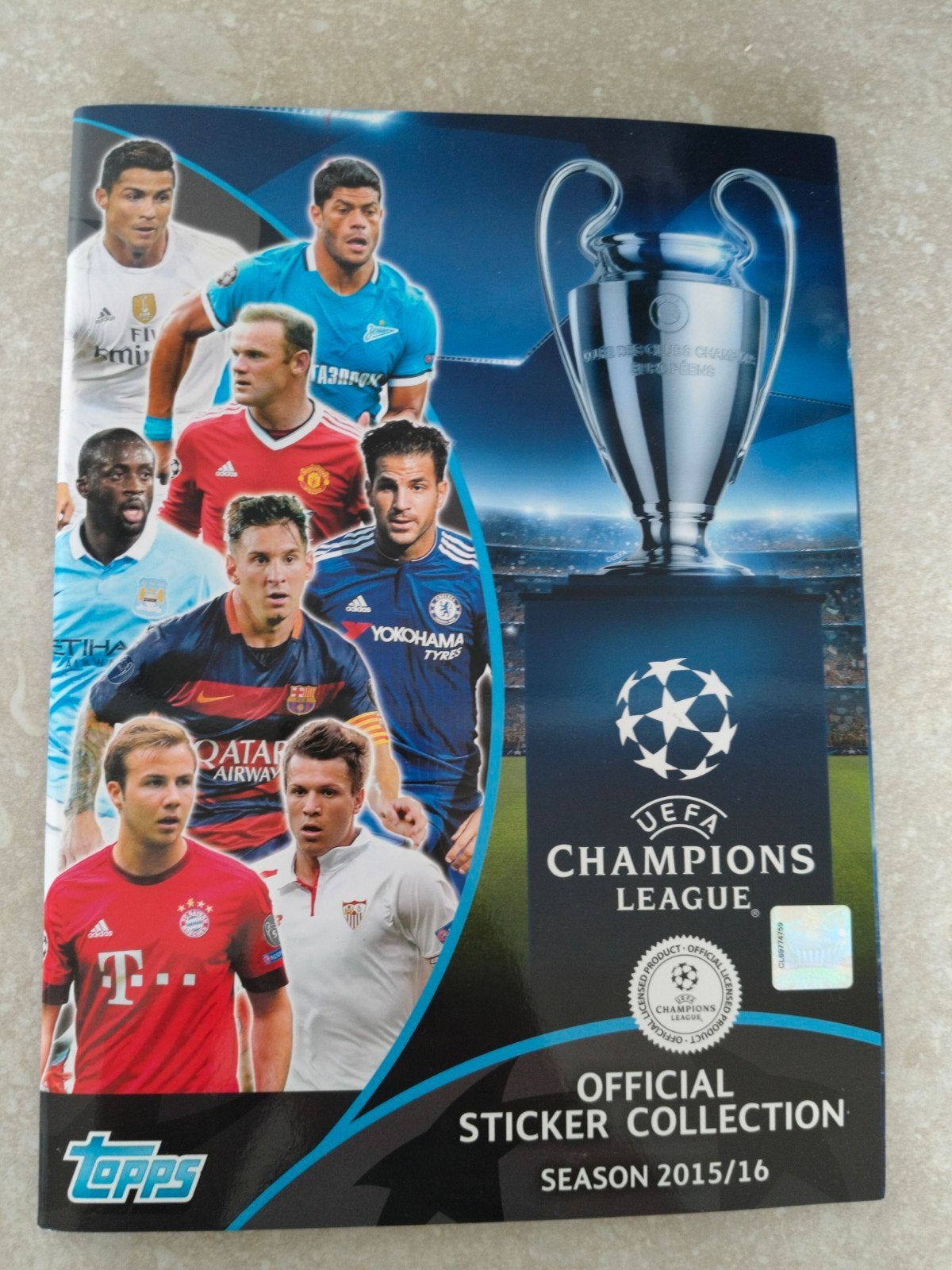 Topps Champions League 2015/2016, Enlèvement ou Envoi