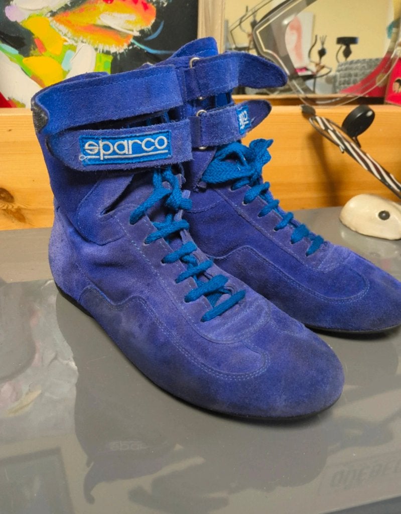 Bottillons  karting Sparco bleu, Sports & Fitness, Karting, Enlèvement, Comme neuf, Vêtements ou Chaussures