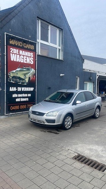 Ford Focus 1.8 TDCI Airco GHIA Uitvoering 206000km, Focus, Euro 4, Zilver of Grijs, Te koop