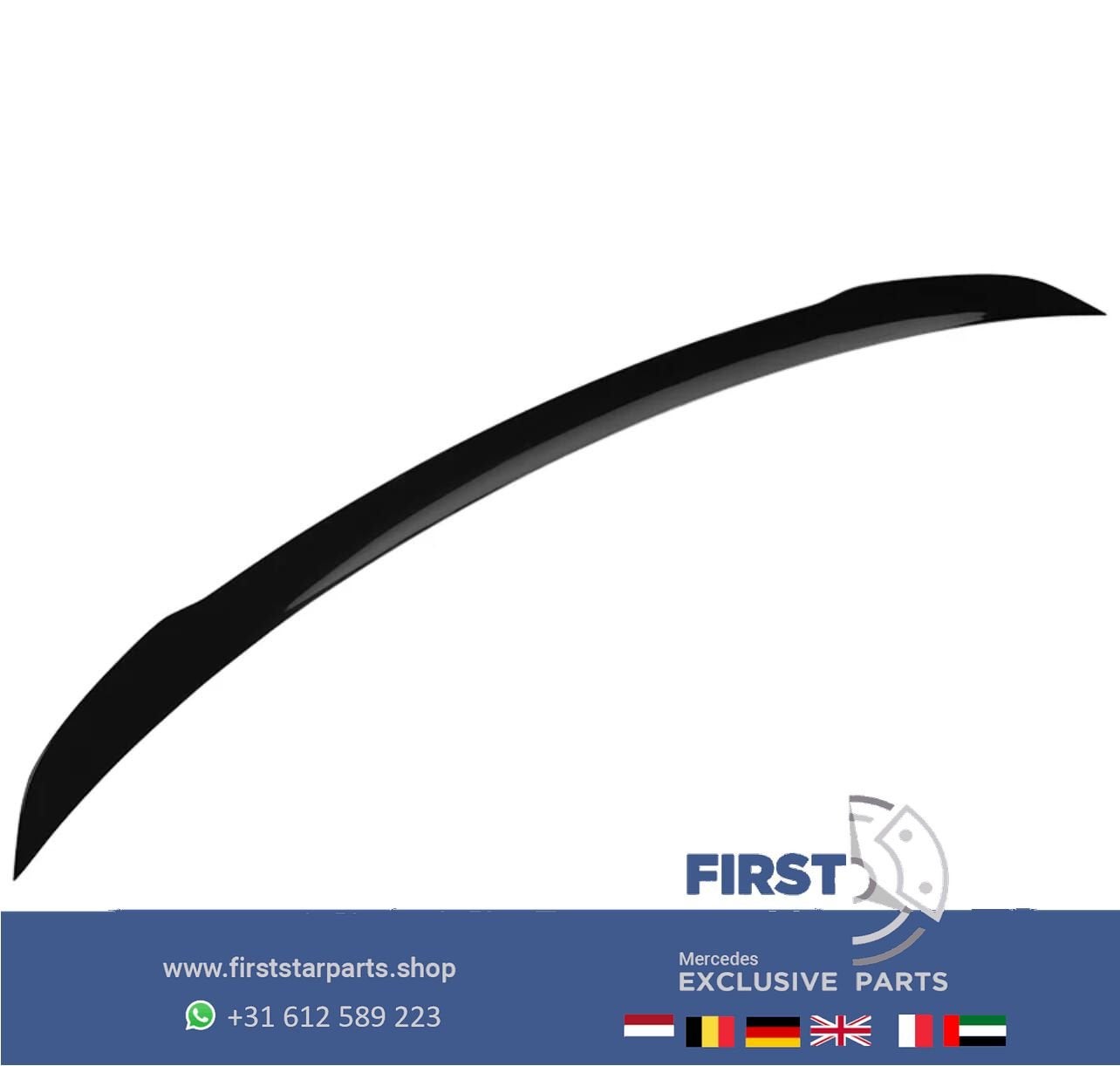 W177 V177 A KLASSE SEDAN AMG KOFFERBAK SPOILER ZWART 2018-20, Arrière, Haillon arrière, Utilisé, -