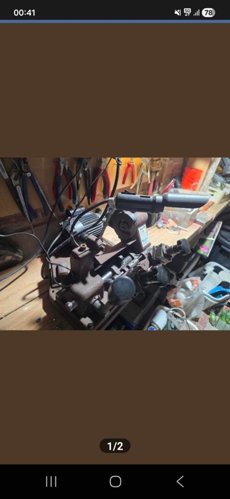Titel: Vintage Sleutelmachine Taurus B (Bollini) – Degelijke, Ophalen
