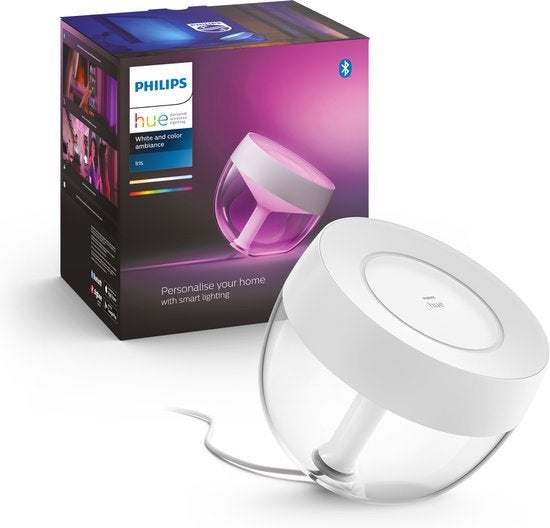 Philips Hue Iris Tafellamp, Maison & Meubles, Lampes | Lampes en vrac, Enlèvement ou Envoi, Comme neuf, Philips