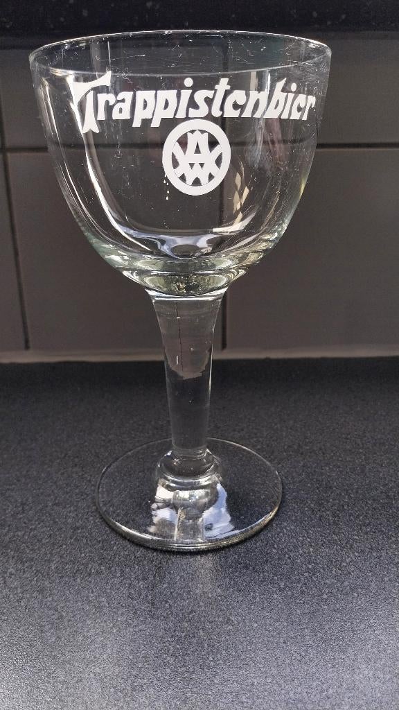 Zeldzaam Trappisten glas Westmalle (2/3), Ophalen of Verzenden, Gebruikt, Glas of Glazen, Overige merken