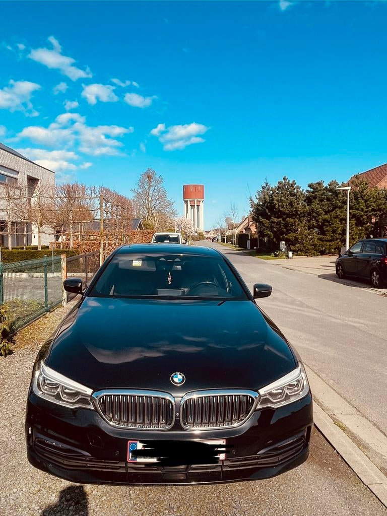 BMW530e getuned/zuinig in verbruik, Cuir, Carnet d'entretien, Noir, Berline
