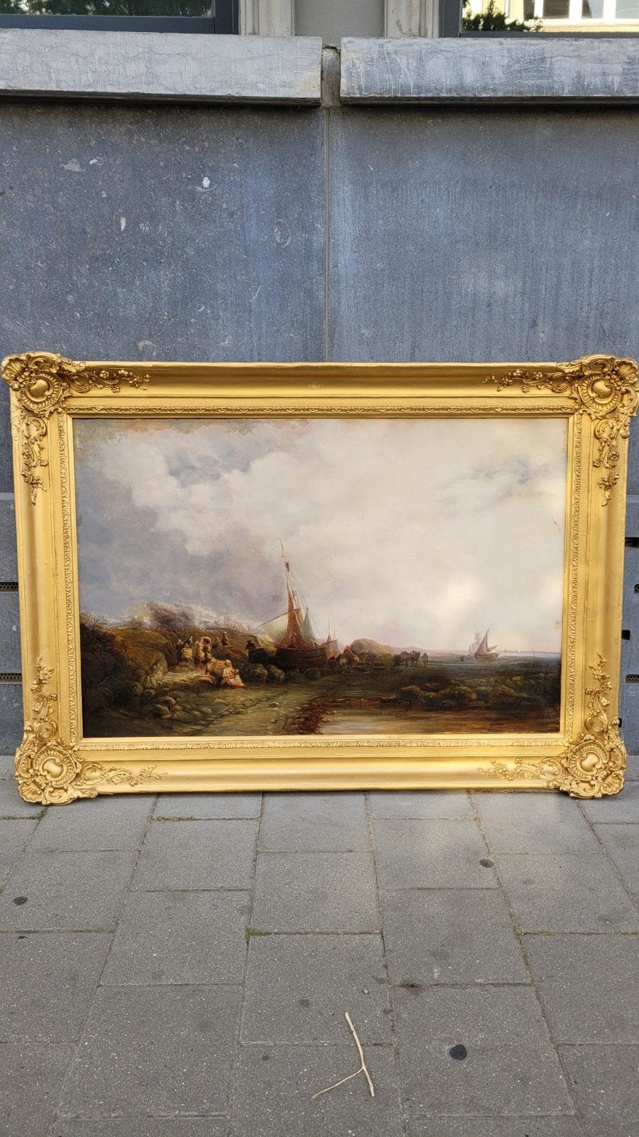 Antoine-Désiré Héroult (1799-1853) Une peinture à l'huile, Antiquités & Art, Art | Peinture | Classique, Animaux, Toile, Daté