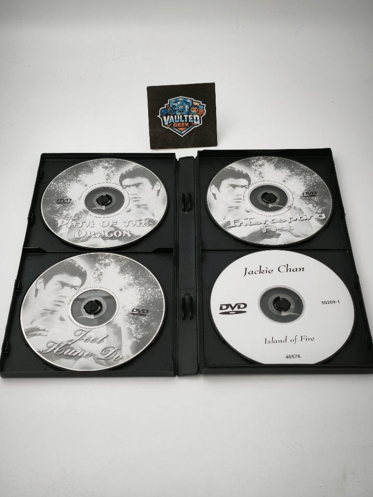 Bruce Lee Box 4 DVD’s + Jackie Chan, CD & DVD, DVD | Action, Enlèvement ou Envoi, Anglais, Arts martiaux, Néerlandais