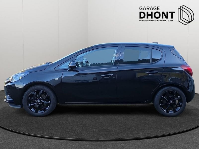 Opel Corsa Black Edition - 1.0 Benzine - Manueel - 90PK, Auto's, Voorwielaandrijving, Stof, Gebruikt, Zwart