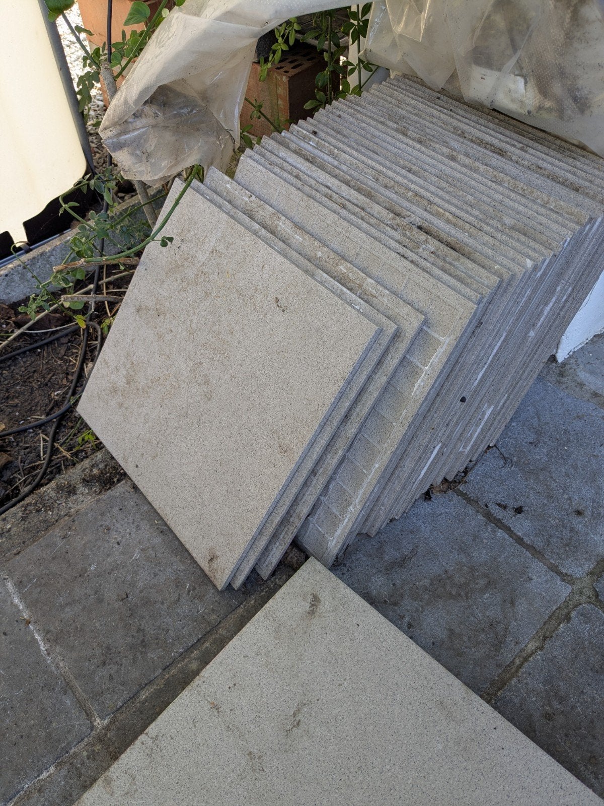 Tegels, Tuin en Terras, Ophalen