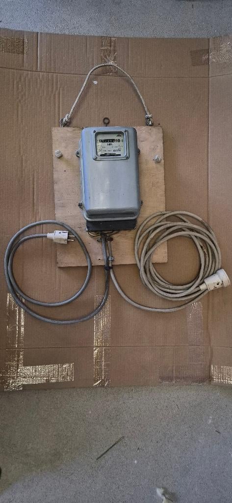 kWh-teller / energieteller, Bricolage & Construction, Électricité & Câbles, Utilisé, Autres types, Enlèvement