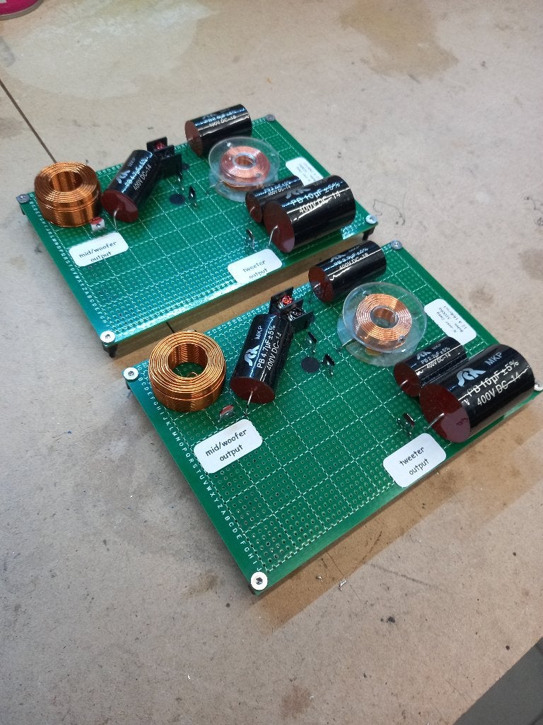 2 x Crossover 8 ohms - 3200 Hz - 12 dB+18 dB/octave, Neuf, Autres marques, Enlèvement ou Envoi, Bass-reflex