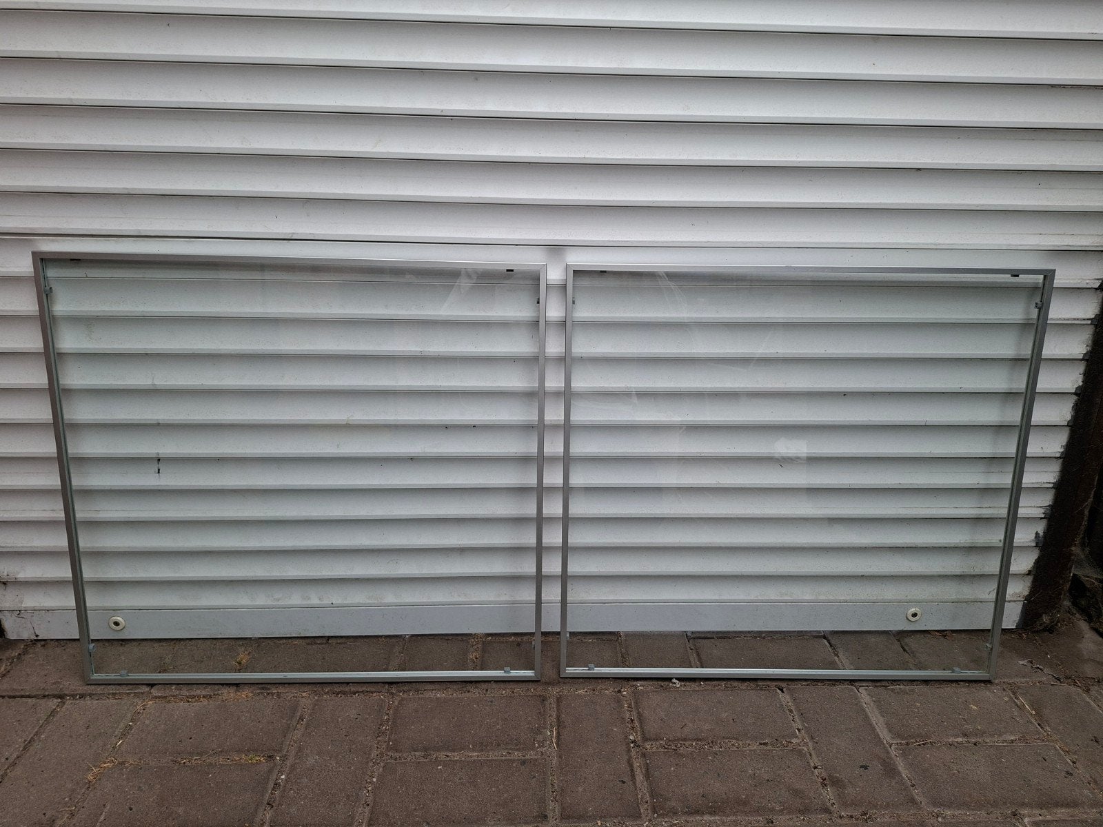 2 ramen met aluminium kader, Ophalen, Aluminium
