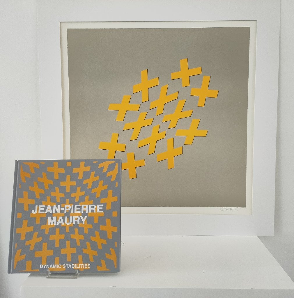 JEAN PIERRE MAURY (BELGIQUE)/ Grand Format + Livre, Antiquités & Art, Enlèvement, Sérigraphie