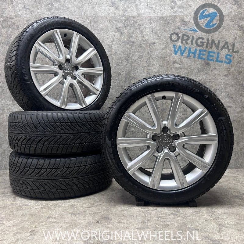 18 inch originele velgen + winterbanden Audi A6 4G0601025BF, Auto-onderdelen, 18 inch, -, -, Banden en Velgen