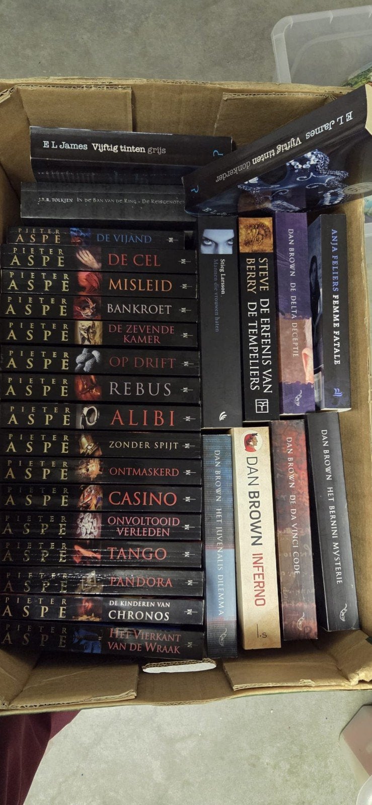 Boeken 2 euro per boek, Enlèvement