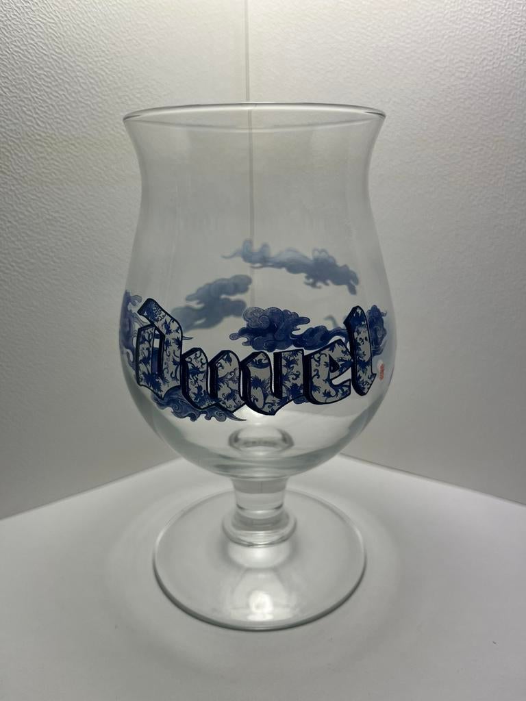 Duvel glas china porselein, Verzamelen, Ophalen of Verzenden, Zo goed als nieuw, Duvel