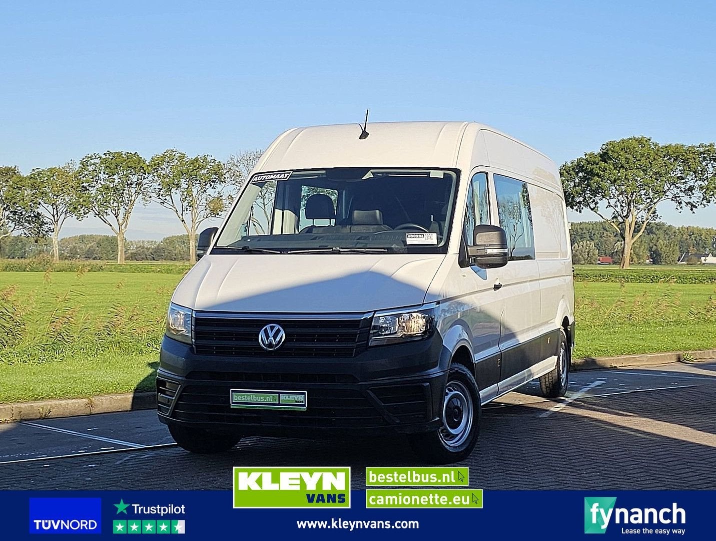 Volkswagen CRAFTER 35 2.0 L4H3 Dubbele Cabine!, Automaat, Parkeercamera, Wit, Bedrijf
