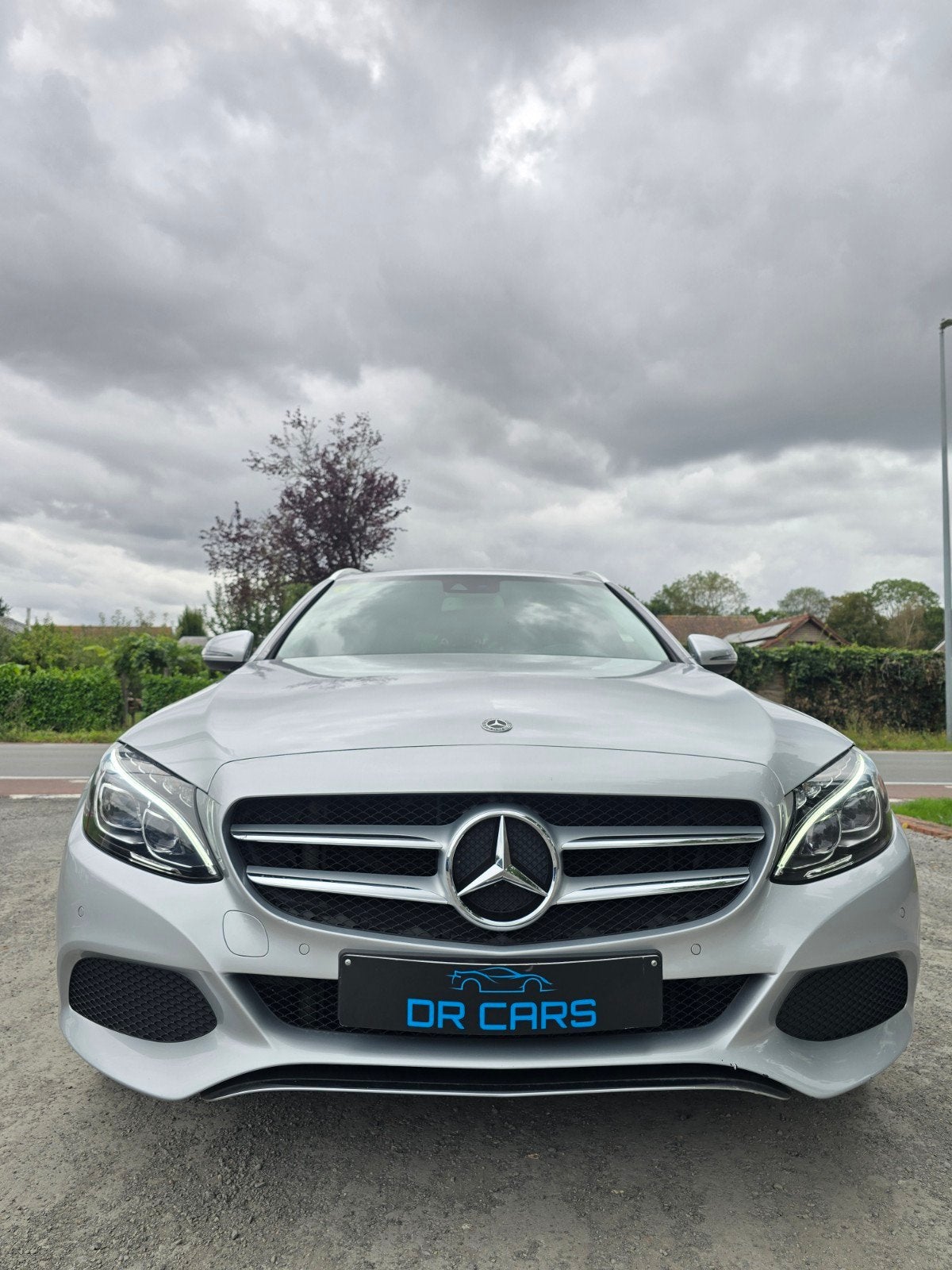 Mercedes-Benz C180 Avantgarde Break//Navi-Pdc-Halfleder/Led*, Autos, Cuir, Argent ou Gris, Euro 6, Entreprise