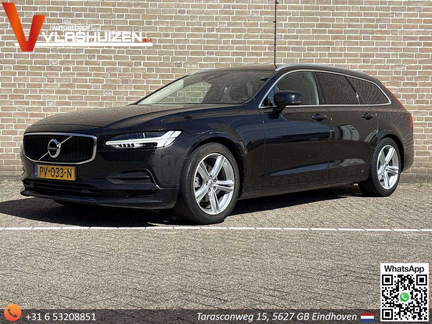 Volvo V90 2.0 D4 Momentum Automaat | € 7.400,- NETTO! |, Auto's, Volvo, Automaat, V90, Zwart, 119 g/km