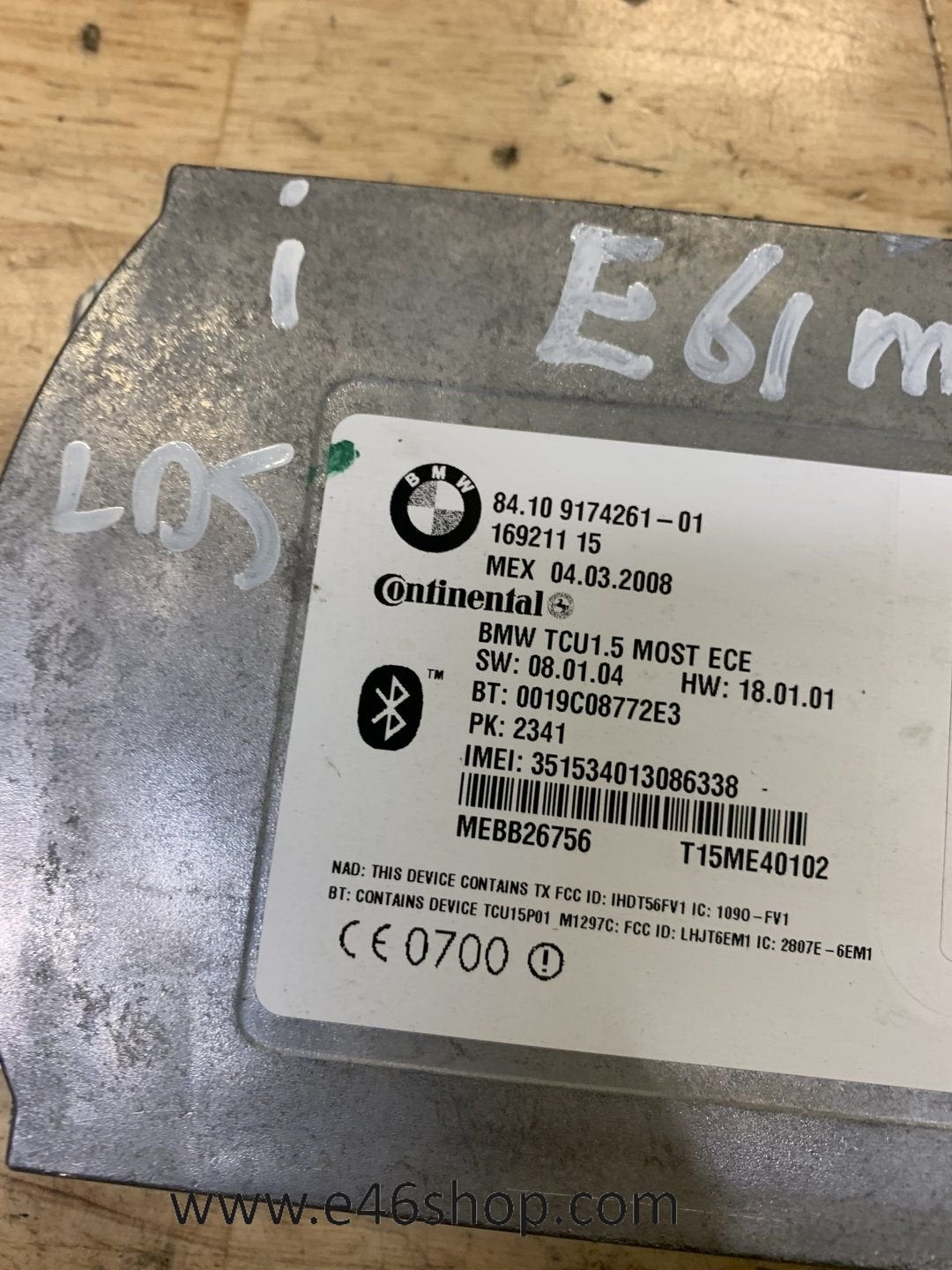 TELEFOON MODULE BMW E61 E63 E64 X5 OE 84109174261, Auto-onderdelen, Gebruikt, -, -, Ophalen of Verzenden