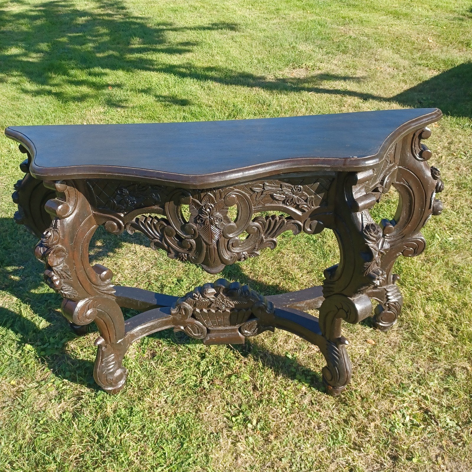 antieke wandtafel, Ophalen