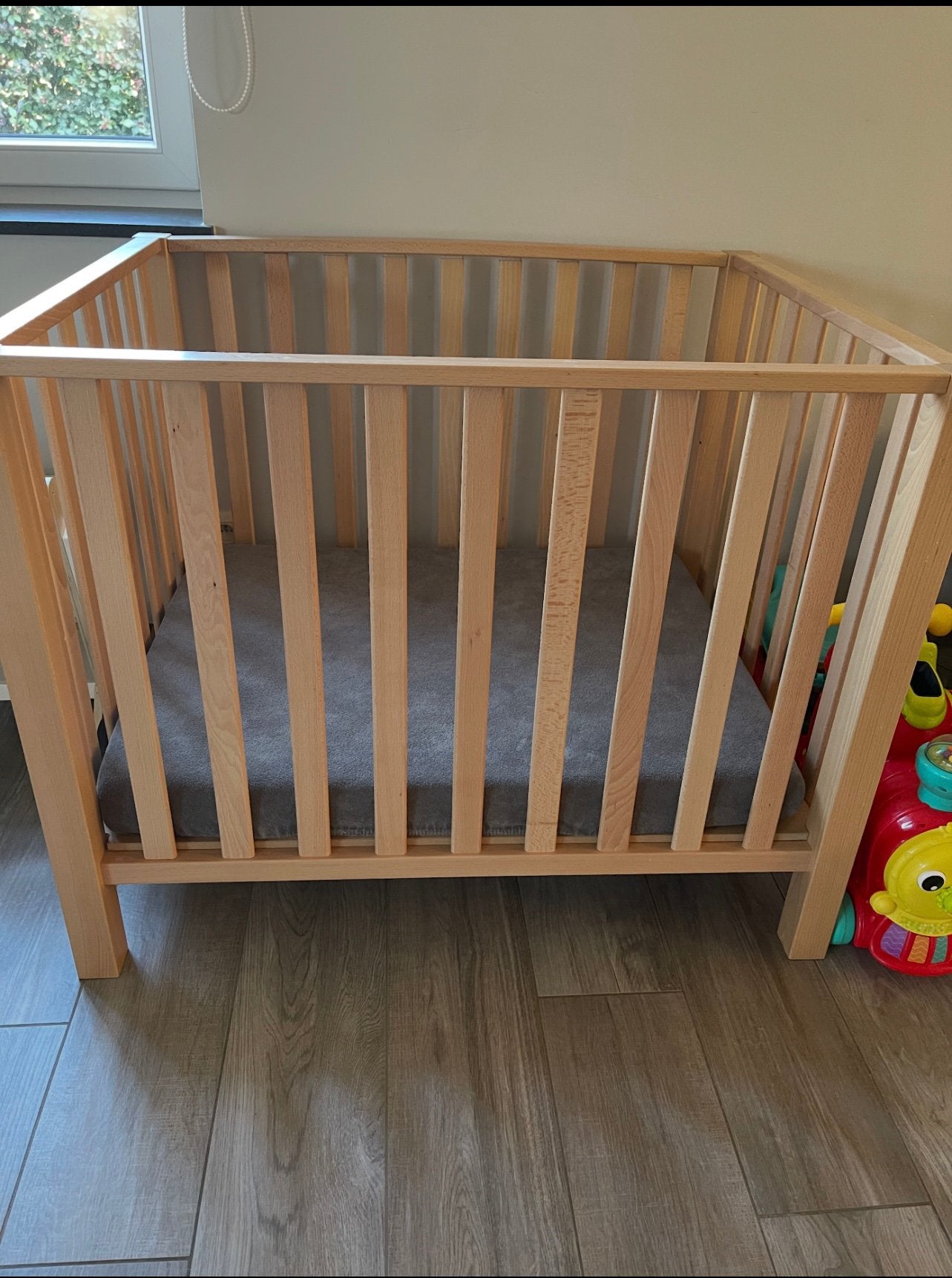 Baby park, Ophalen, Zo goed als nieuw, Rechthoekig, In hoogte verstelbaar