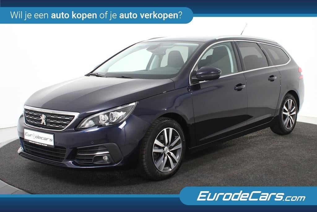 Peugeot 308 SW Allure 130 *1ste Eigenaar*Leer*Navigatie*, Auto's, Peugeot, Voorwielaandrijving, 1280 kg, 1199 cc, Blauw