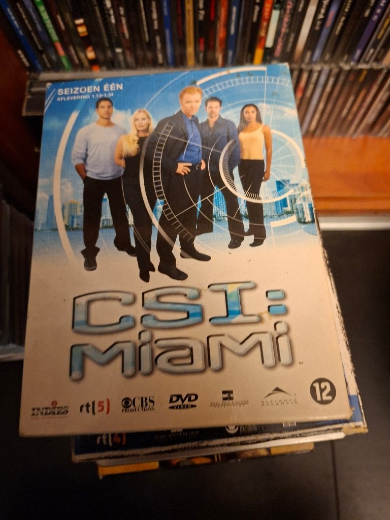 dvd - csi:miami - seizoen 1 afl 13-24 - 3dvd box, Cd's en Dvd's, Inclusief doosje, Seizoen 1, Nederlands, Ophalen of Verzenden