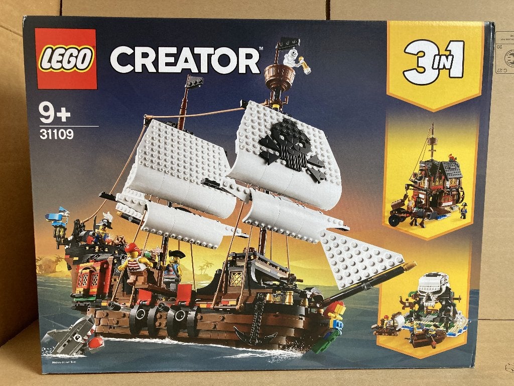 NIEUW Creator Lego 3 in 1 - 31109 Piratenschip, Lego, Nieuw, Ophalen of Verzenden, Compleet