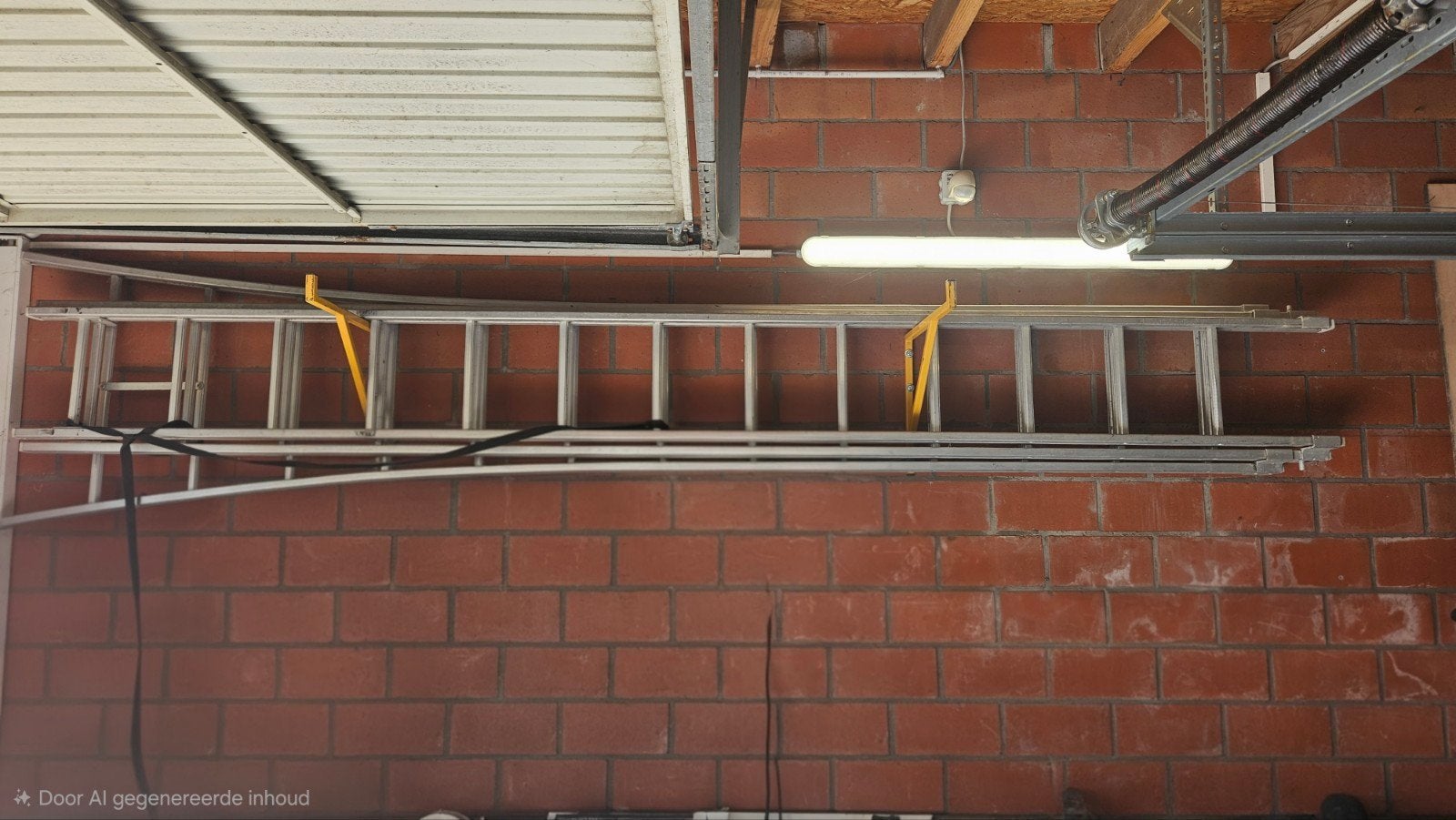 3 delige alu ladder, Doe-het-zelf en Bouw, Ladders en Trappen, Ophalen, Gebruikt, Ladder, Opvouwbaar of Inschuifbaar