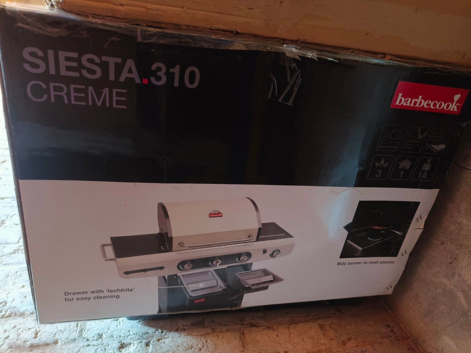 barbecook siesta 310 creme, Tuin en Terras, Ophalen, Nieuw, Barbecoock
