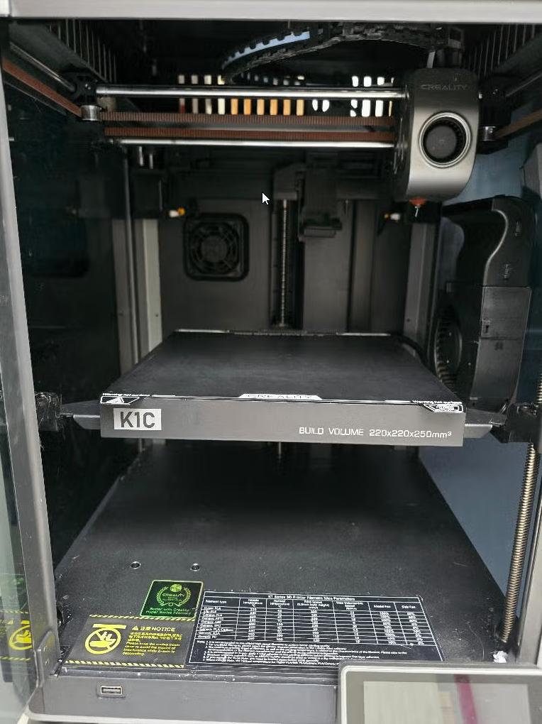 Creality K1C met CFS, Wi-Fi intégré, Comme neuf, Enlèvement, Filament