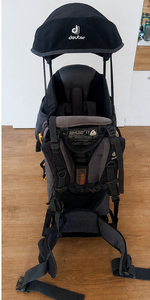 Deuter Kid Comfort Air – draagrugzak in perfecte staat, Kinderen en Baby's, Ophalen, Zo goed als nieuw, Rug, Draagzak