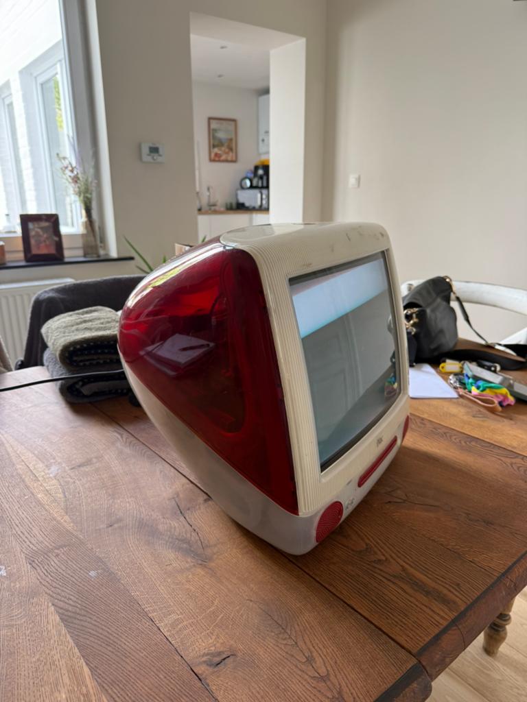 iMac G3 "Ruby", Computers en Software, Apple Desktops, Ophalen, IMac