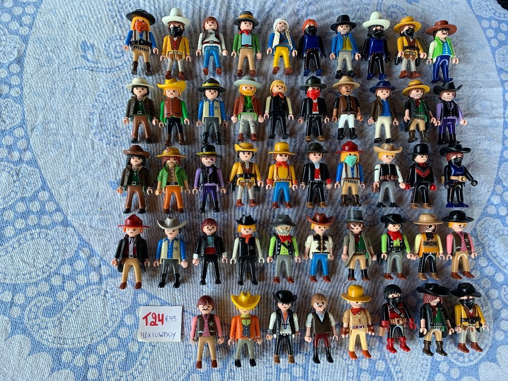 PLAYMOBIL: T24: LOT 48 COWBOYS WESTERN, Kinderen en Baby's, Speelgoed | Playmobil, Ophalen of Verzenden, Zo goed als nieuw, Losse onderdelen