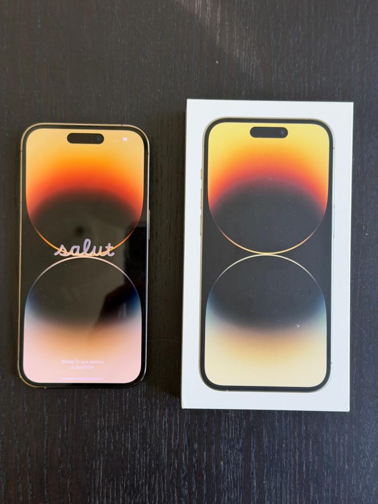 iPhone 14 Pro 128GB Gold - Batterie 85%, Or, Enlèvement, Utilisé, Sans abonnement