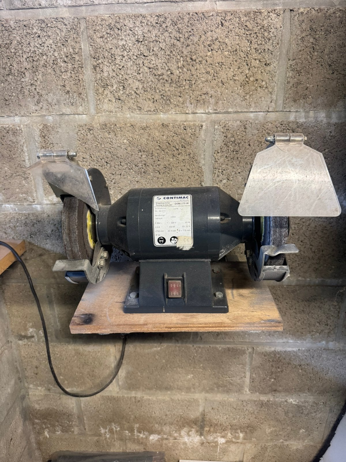 Contimac slijpsteen, Doe-het-zelf en Bouw, Gereedschap | Slijpmachines, Ophalen, Zo goed als nieuw