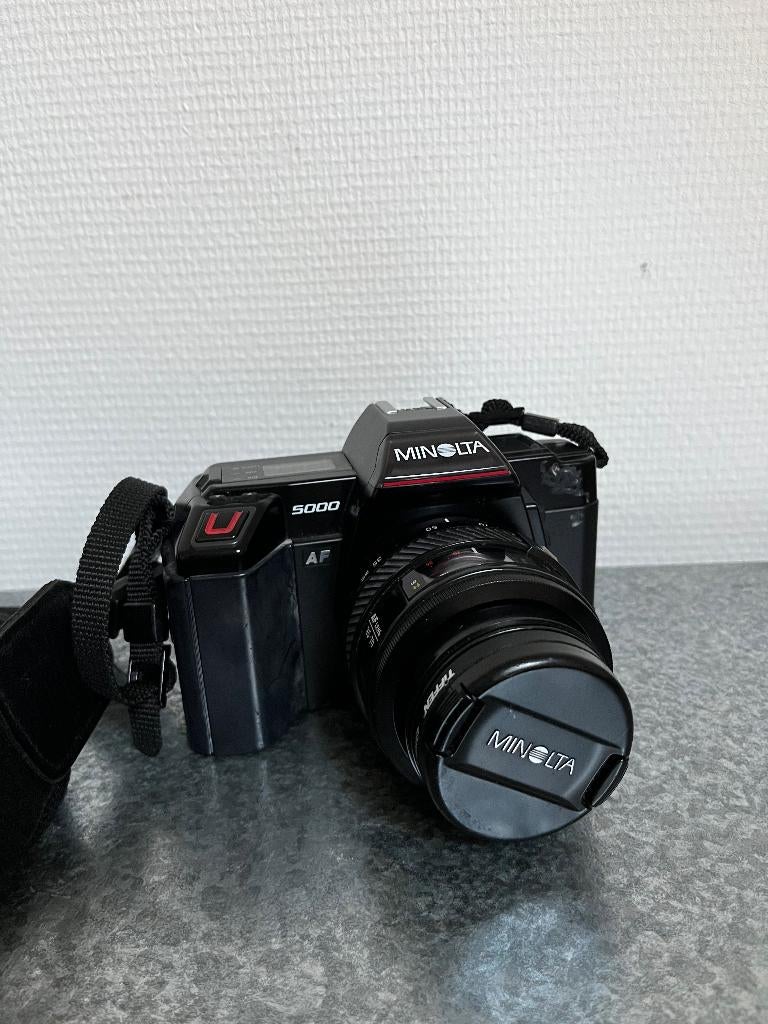 Minolta AF 5000 film camera, Audio, Tv en Foto, Ophalen of Verzenden, Gebruikt, Spiegelreflex, Minolta