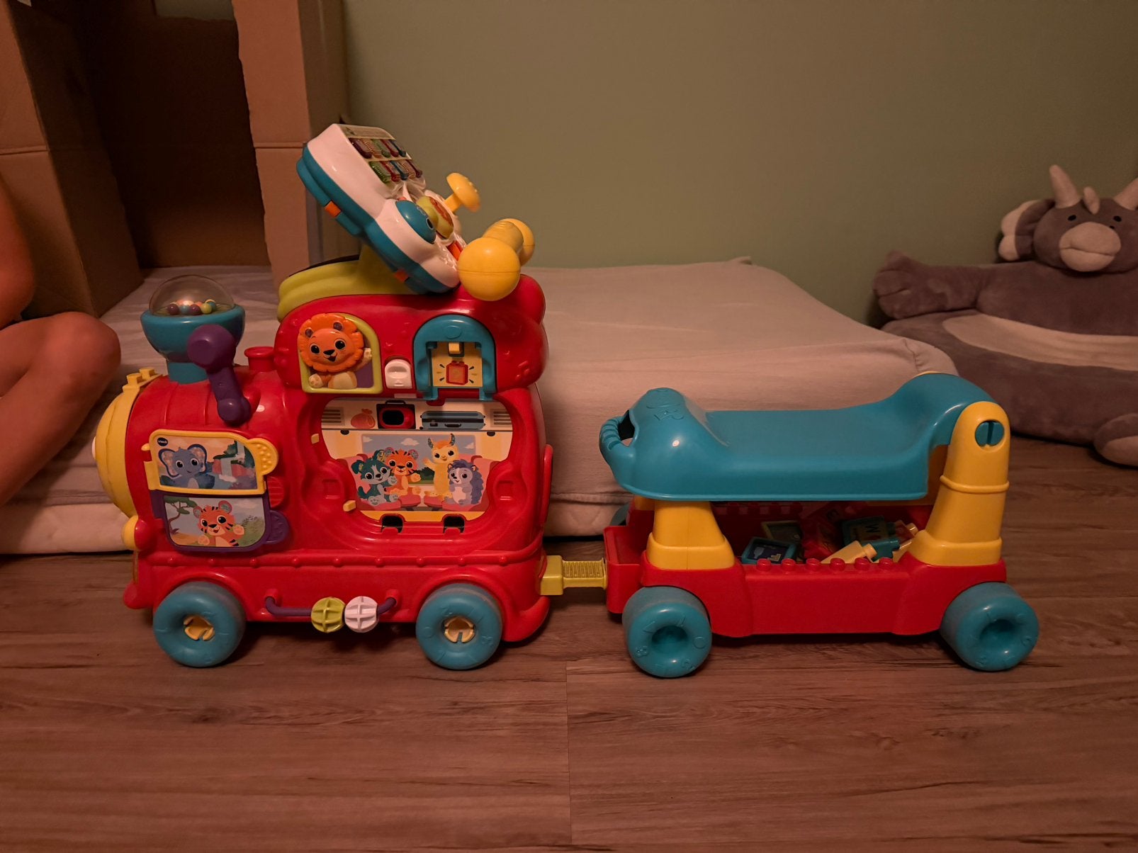 Vtech speel-en leertrein, Kinderen en Baby's, Ophalen, Zo goed als nieuw, 6 maanden tot 2 jaar