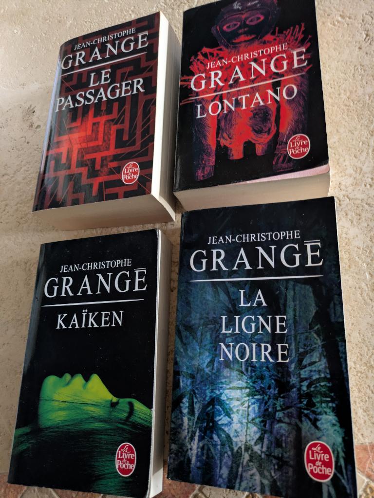 4 thrillers/policiers de Jean-Christophe Grangé pour 4,5€., Boeken, Detectives, Gelezen, Tv-bewerking, Verzenden, Jean-Christophe Grangé.