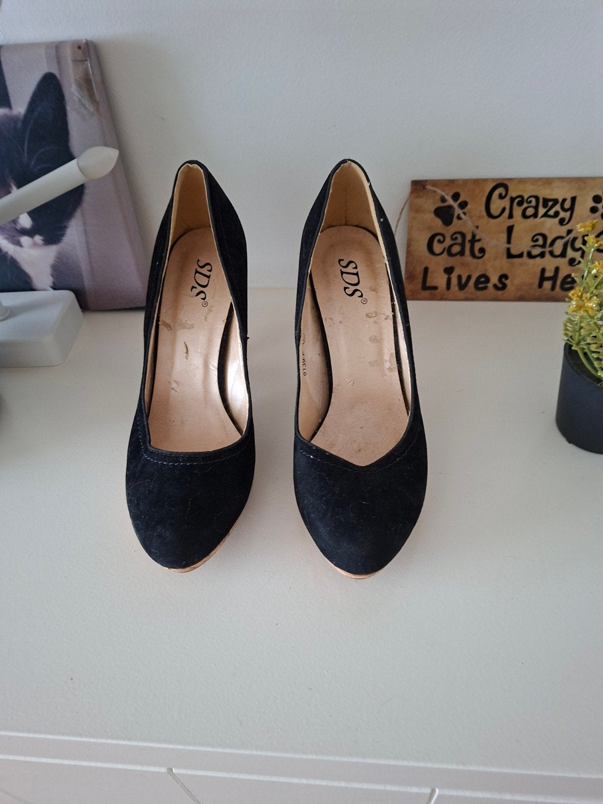 Zwarte zomerschoenen  maat 38, Ophalen