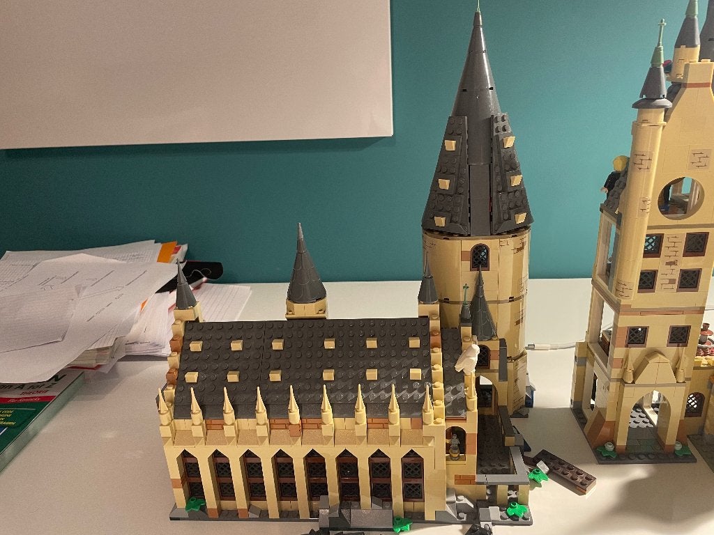 Lego Harry Potter, Grote zaal, Ophalen, Lego, Harry Potter, Zo goed als nieuw