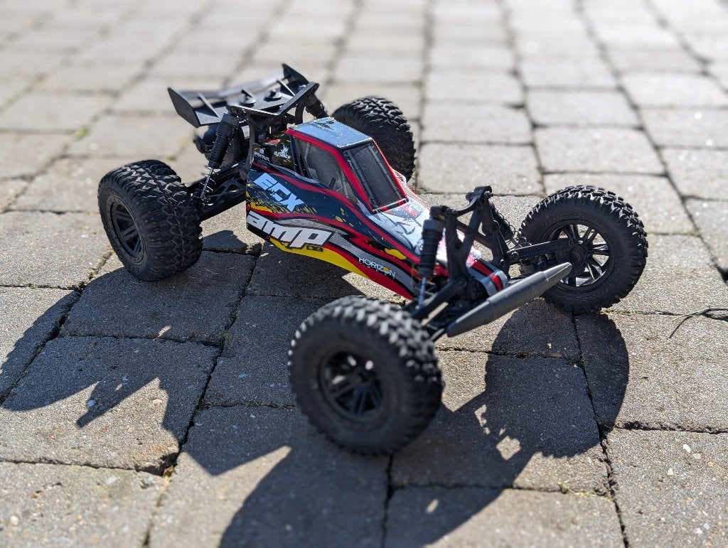 ECX AMP 1/10 RC Buggy - Zeer licht bestuurd, Auto offroad, Zo goed als nieuw, Schaal 1:10, RTR (Ready to Run)