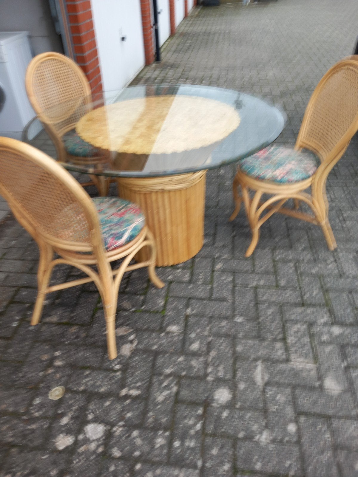 zeer mooi rotan tuin set, Ophalen, Rotan, Stoel