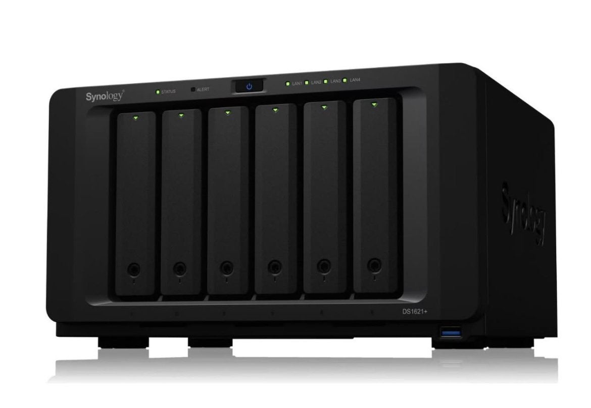 Synology DS1621+ NAS systeem met 4 seagate Ironwolf schijven, Computers en Software, Harde schijven, Ophalen, Zo goed als nieuw