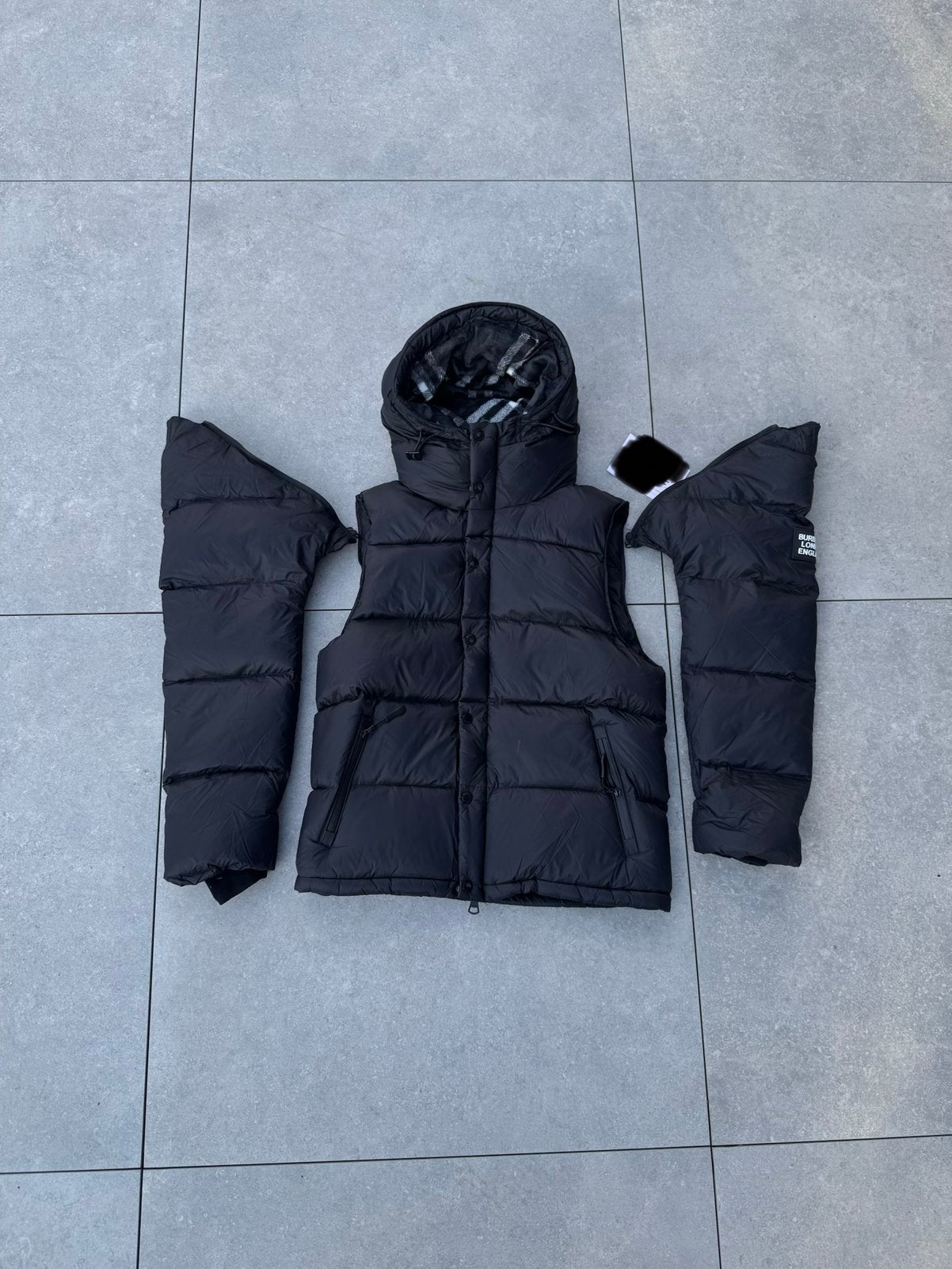 Burberry Puffer Jacket, Kleding | Heren, Ophalen of Verzenden, Nieuw, Maat 52/54 (L), Zwart
