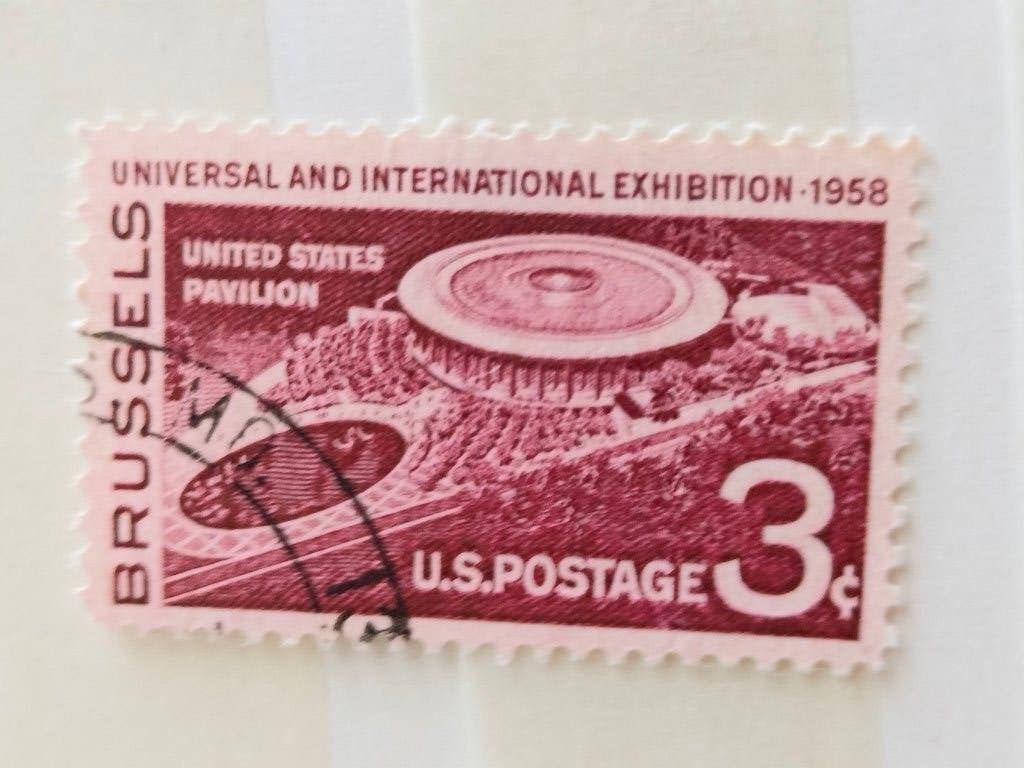 USA 1958 - Expo 58 Exposition universelle de Bruxelles, Envoi, Affranchi, Amérique du Nord