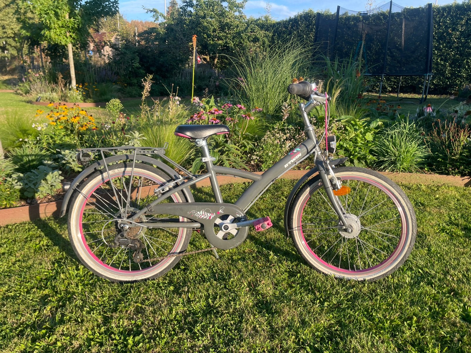 Meisjesfiets 20 inch, Frein sur jante, Frein à main, Utilisé, 20 pouces